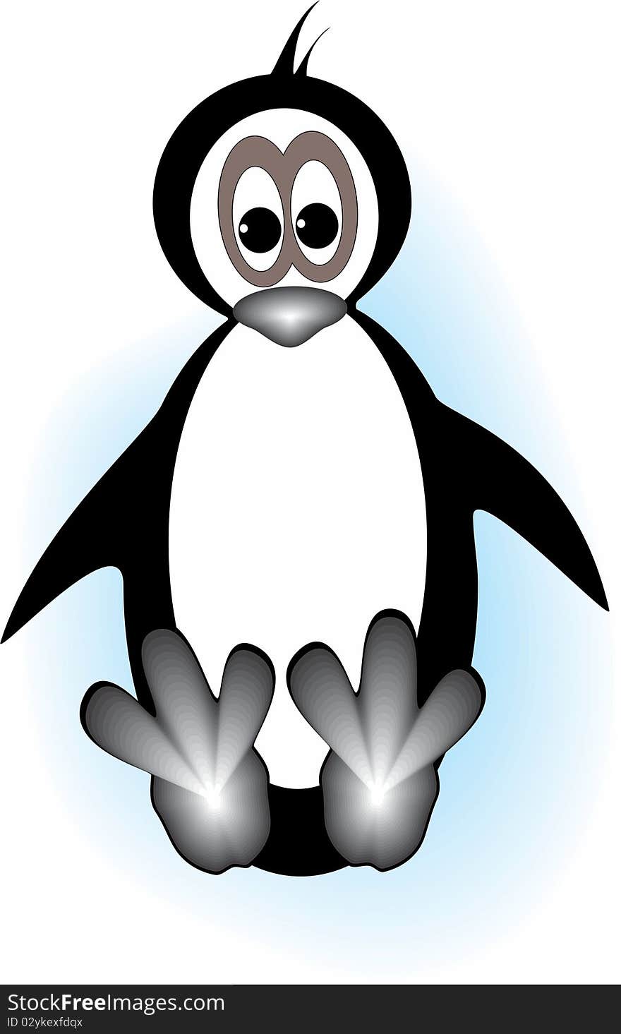 A black and white penguin. Looks sort of like a greyscale image. This is a vector so you can make it as big or as small as you want without loosing quality. A black and white penguin. Looks sort of like a greyscale image. This is a vector so you can make it as big or as small as you want without loosing quality.