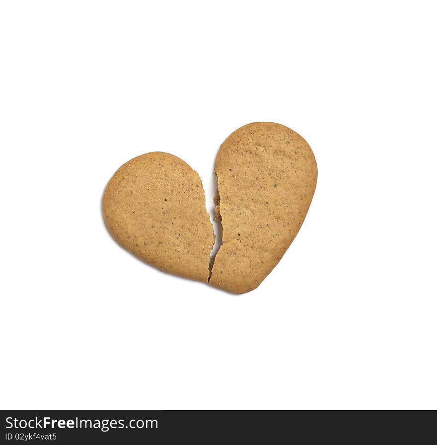 Ggingerbread Cookie Broken Heart