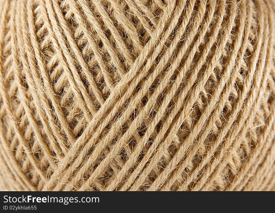 Close-up view of twine