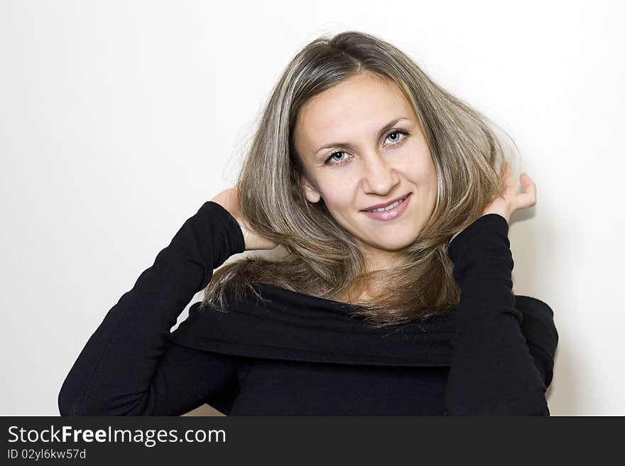 Attractive smiling woman portrait