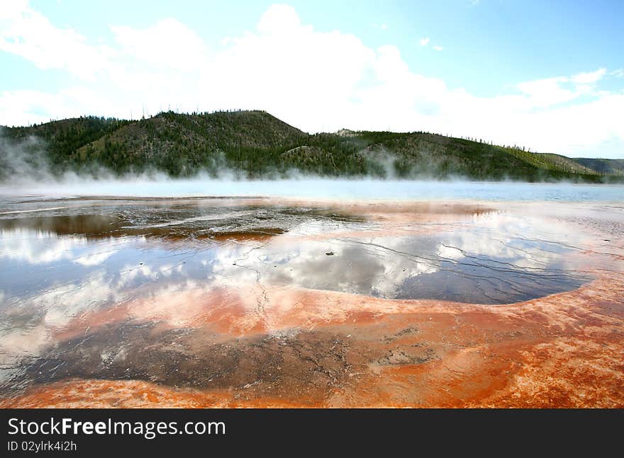 Landscapes Of Yellow Stone National Park