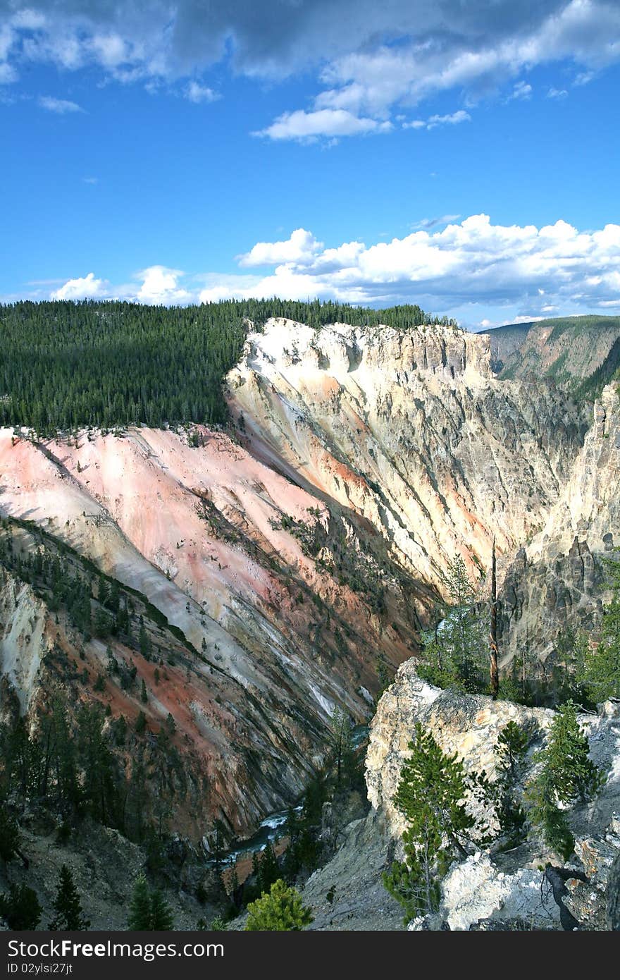 Grand Canyon Of Yellow Stone National Park