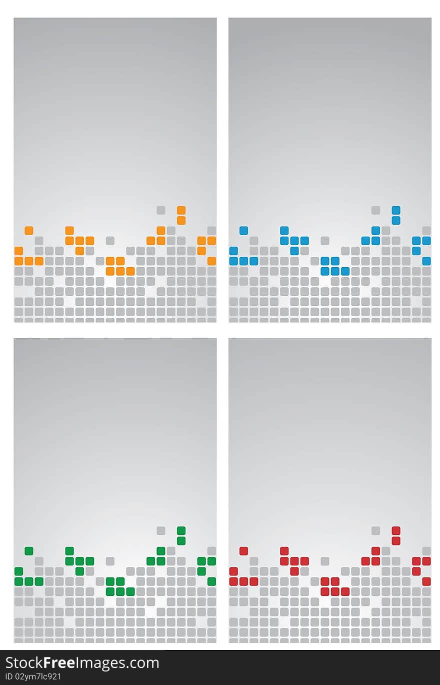 Block backgrounds looks as tetris