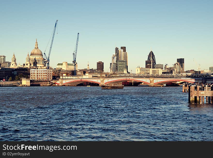 Central London (St. Paul`s Cathedral, Trower 42, Gherkin,Lloyds of London,  Willis Building). Central London (St. Paul`s Cathedral, Trower 42, Gherkin,Lloyds of London,  Willis Building)