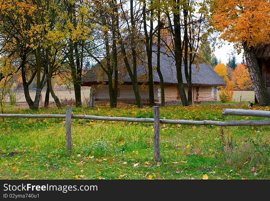 Wooden house in Pirogovo