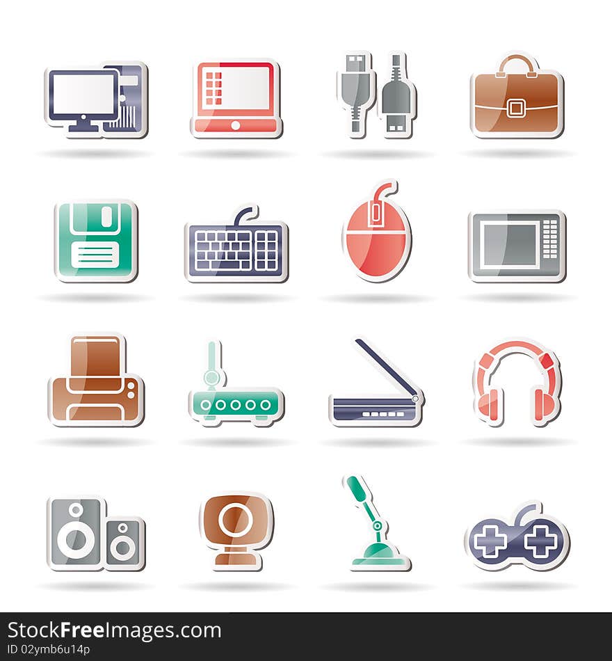 Computer Equipment And Periphery Icons