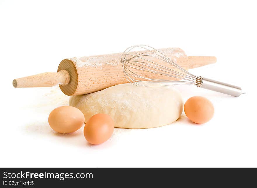 Ingredients for baking bread