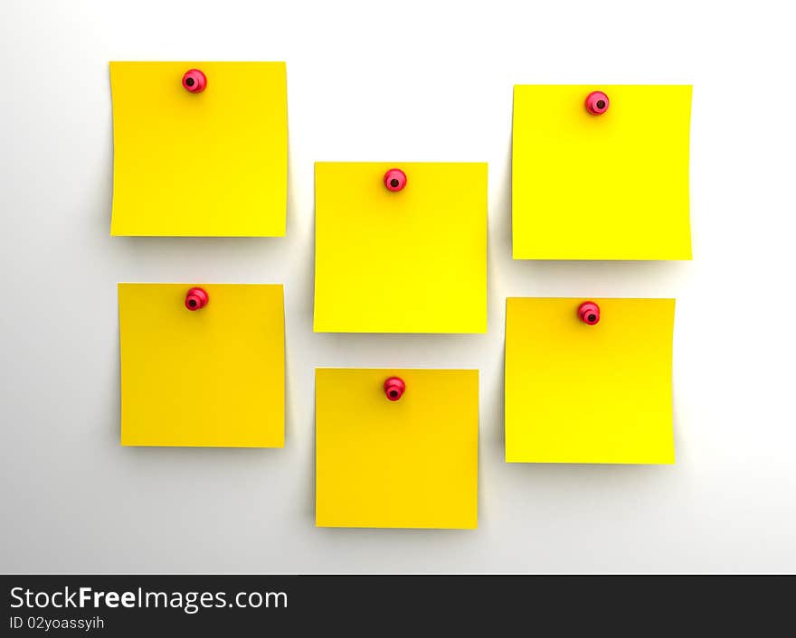 Yellow post it