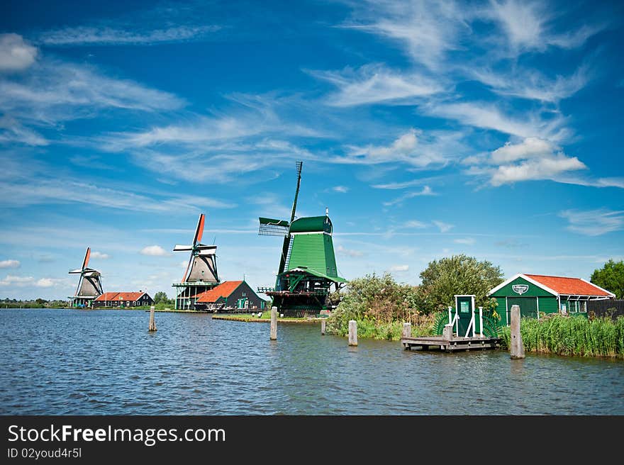 Windmill landscape