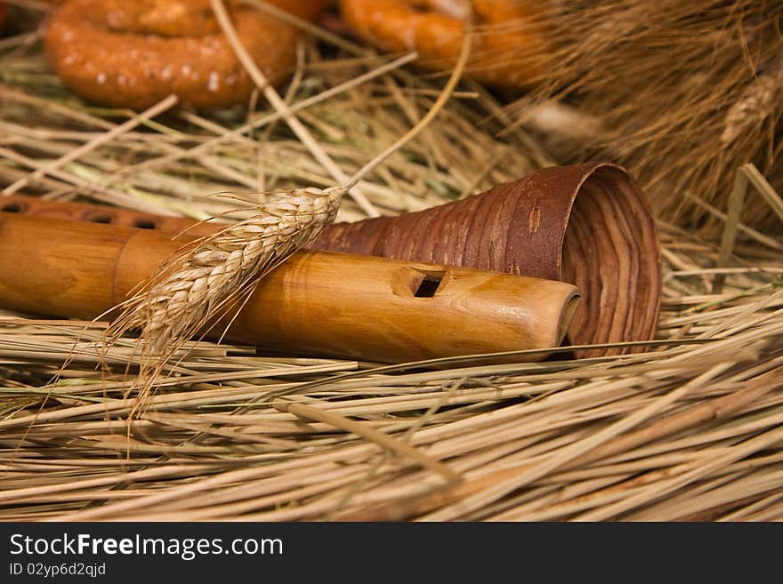 Still Life with russian pipes. Still Life with russian pipes