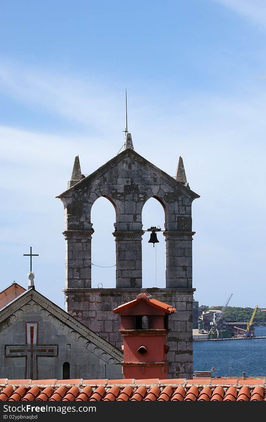 Ancient tower of Pula, Croatia