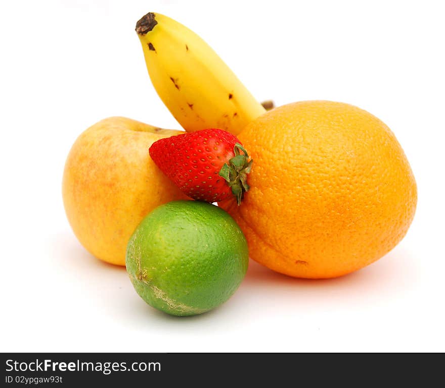 Collection fruits in daily meal