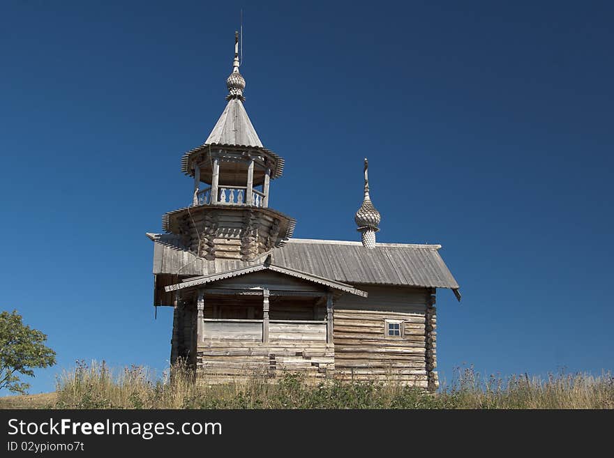 Old wooden chapel. Kizhi Island