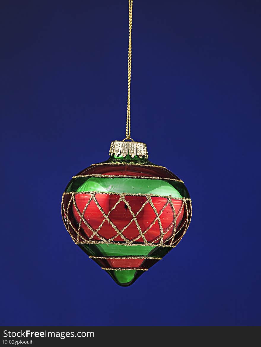 Christmas Tree Ornament Red and Green