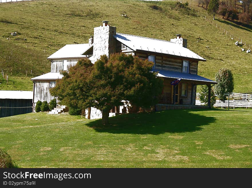 Old log home