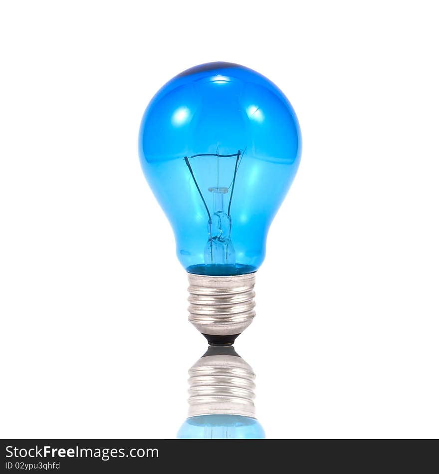 Light bulb isolated on a white background. Light bulb isolated on a white background