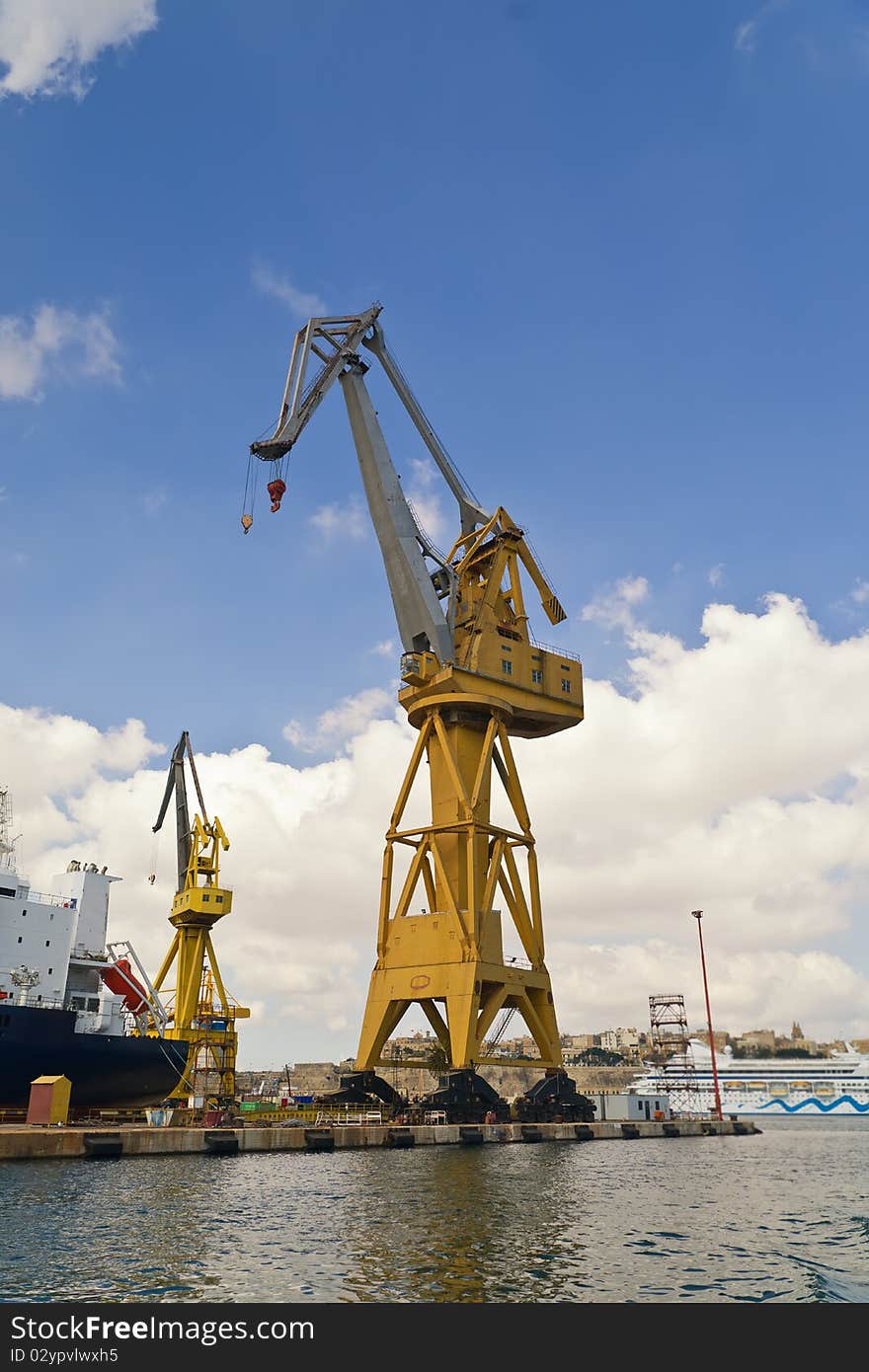 The harbour crane