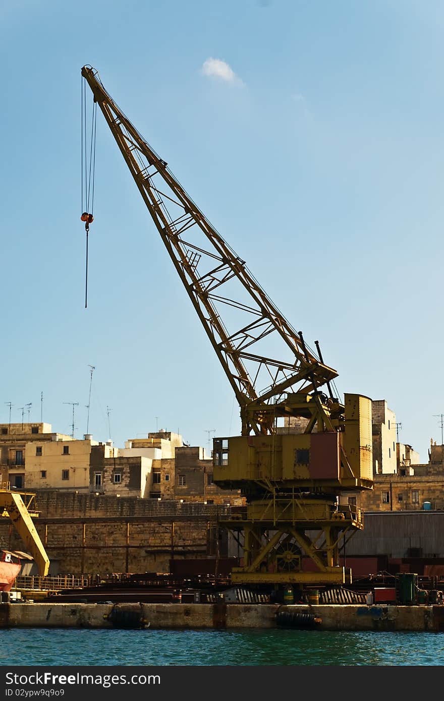 The harbour crane