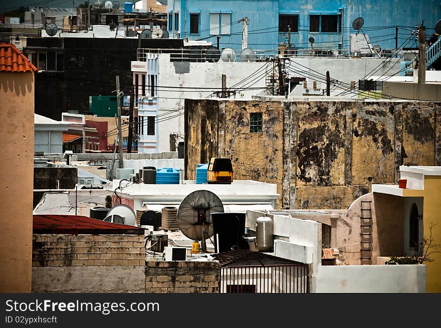 Roofs of San Juan Puerto Rico. Roofs of San Juan Puerto Rico.