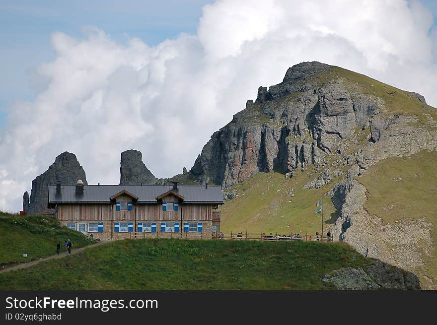 Refuge in Alps.