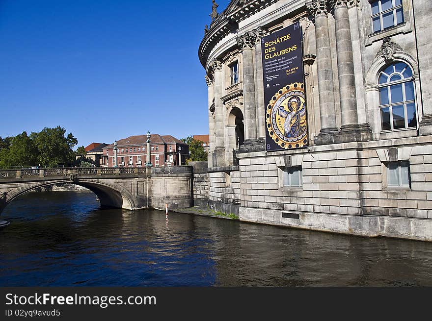 river Spree in the city center of Berlin, Germany. river Spree in the city center of Berlin, Germany