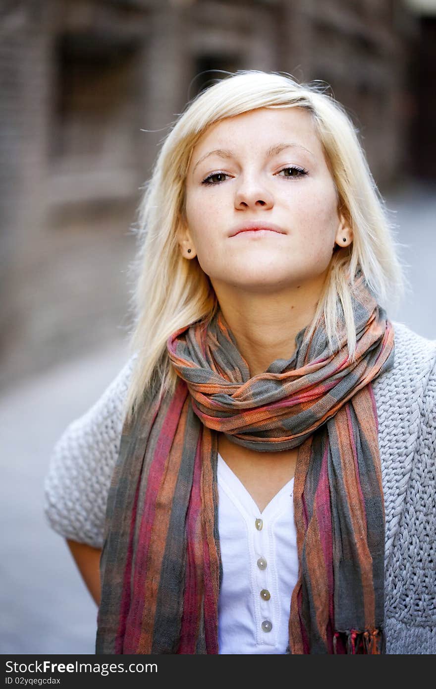 Beautiful blonde portrait