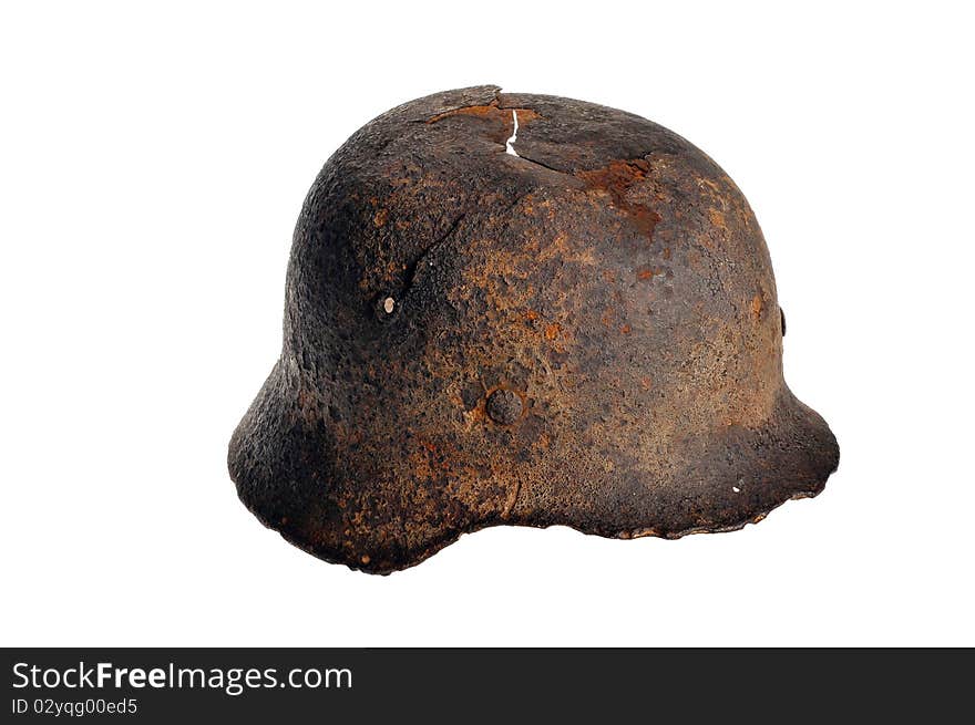 Germany at the WWII
German battle helmet. (M40)(shield with runes - Waffen SS). German standard battle helmet during the Second World Two (shield). Germany at the WWII
German battle helmet. (M40)(shield with runes - Waffen SS). German standard battle helmet during the Second World Two (shield)