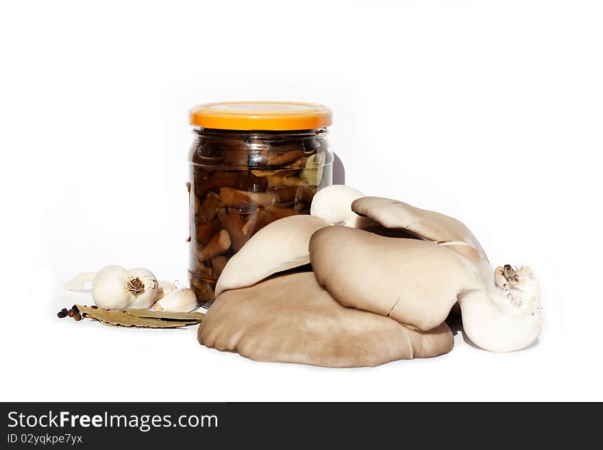 Canned mushrooms