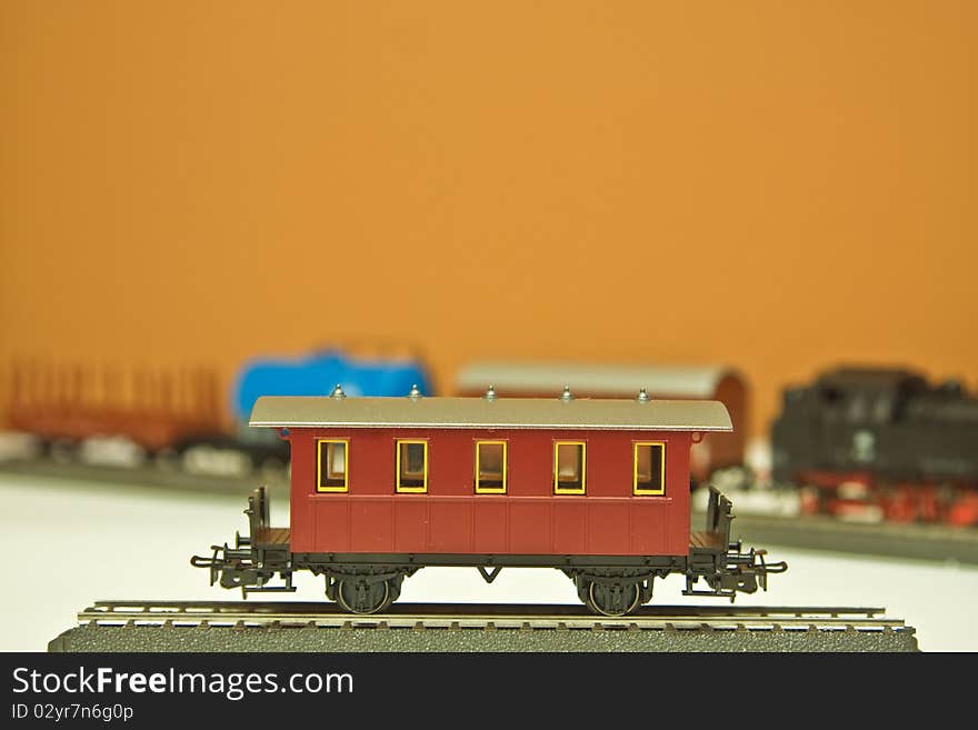 Model German Railroad Boxcar