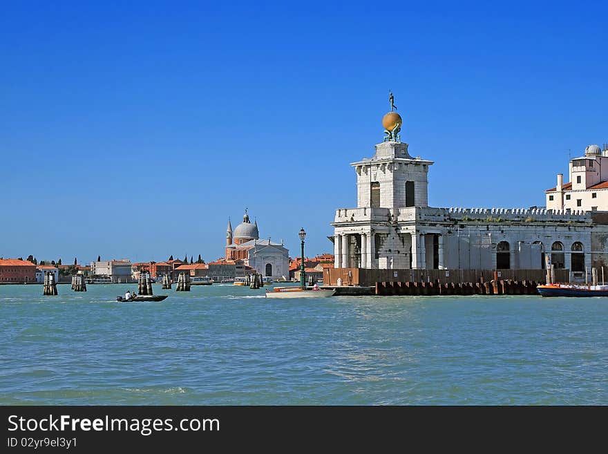 Venice harbour early in the morning