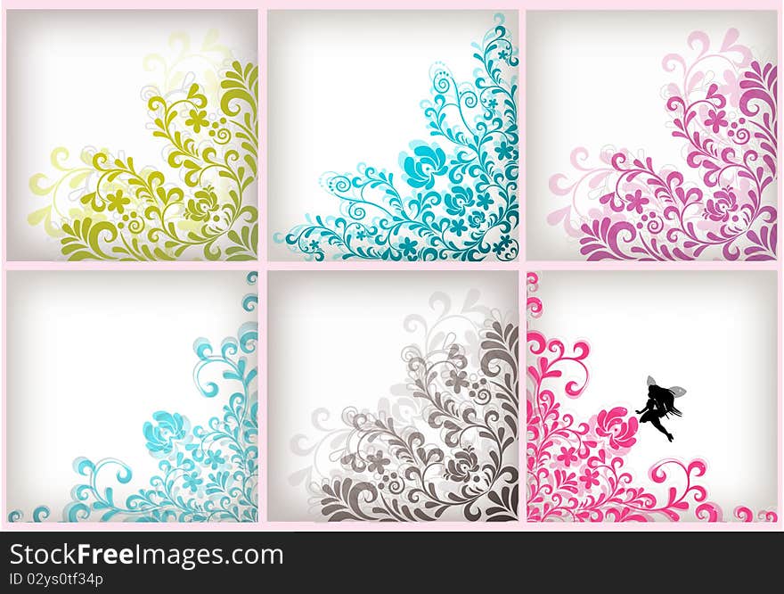 Soft floral background in pastel shades. Soft floral background in pastel shades