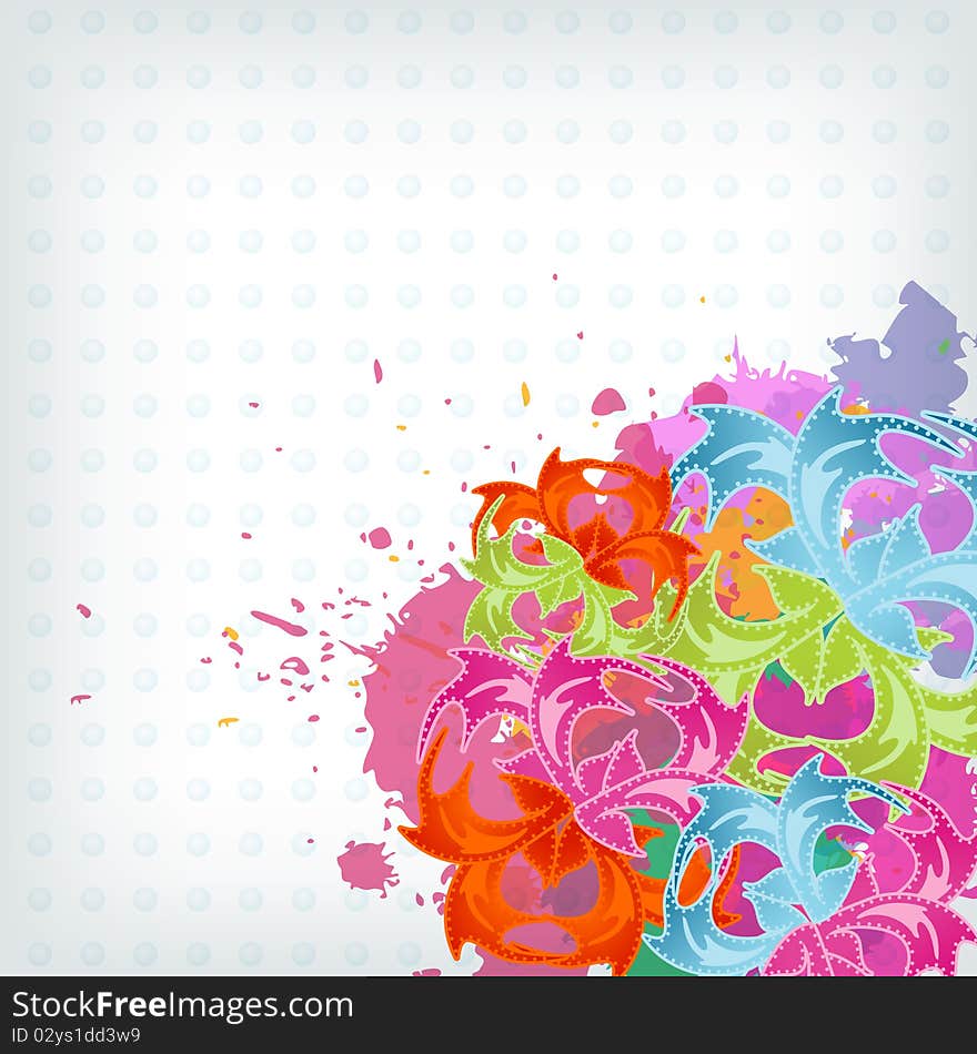 Abstract colorful background in grunge style. Abstract colorful background in grunge style