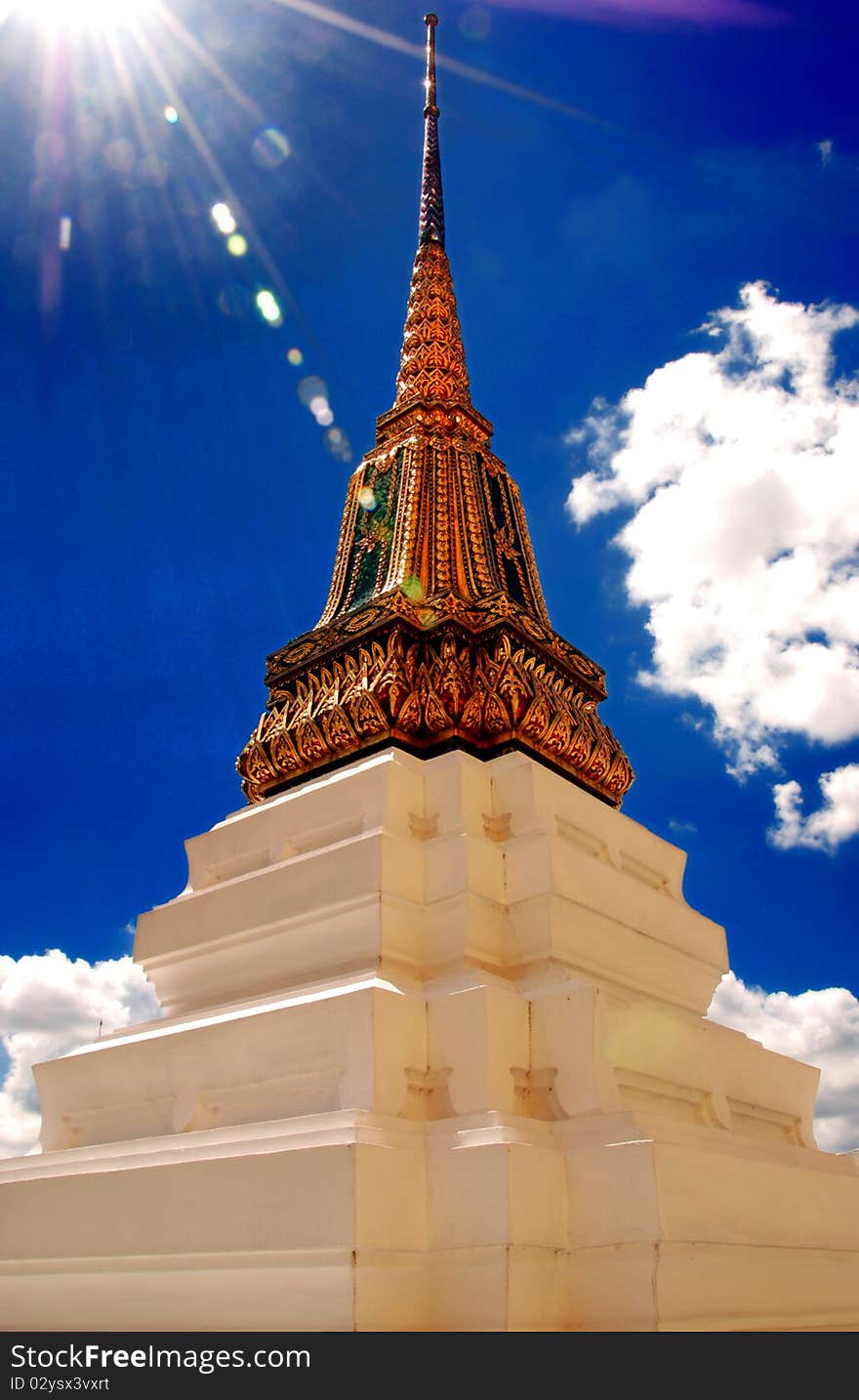 Stupa at Wat Pra Kaew