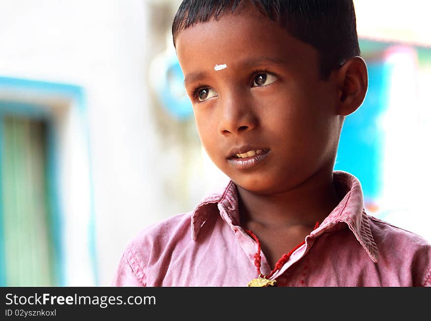 Indian Cute Little Boy