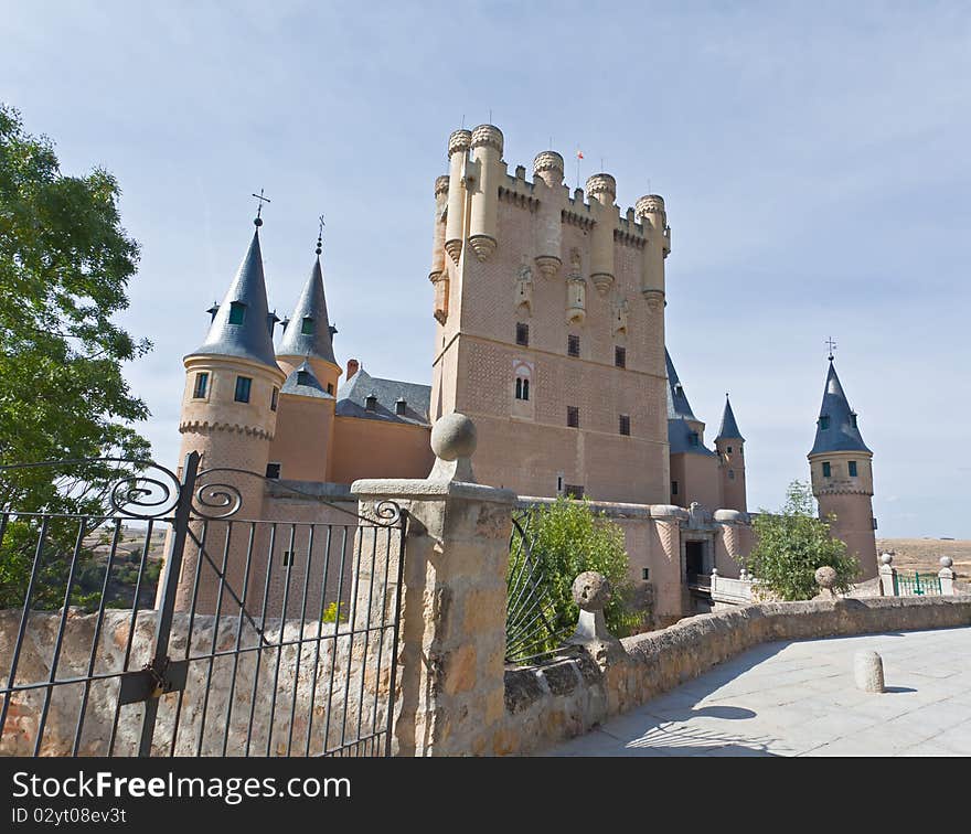 Alcazar Fortress Of The Segovia City