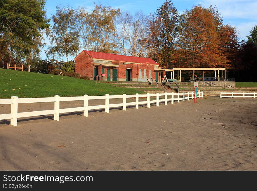 A recreational park facility.