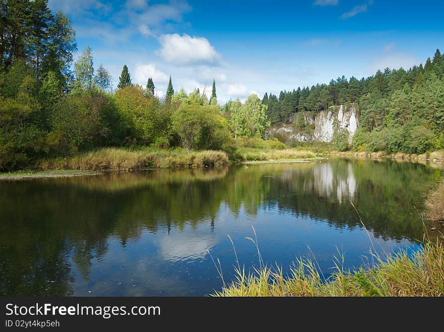 Horizontal ima e of beautiful landscape. Nature, summer