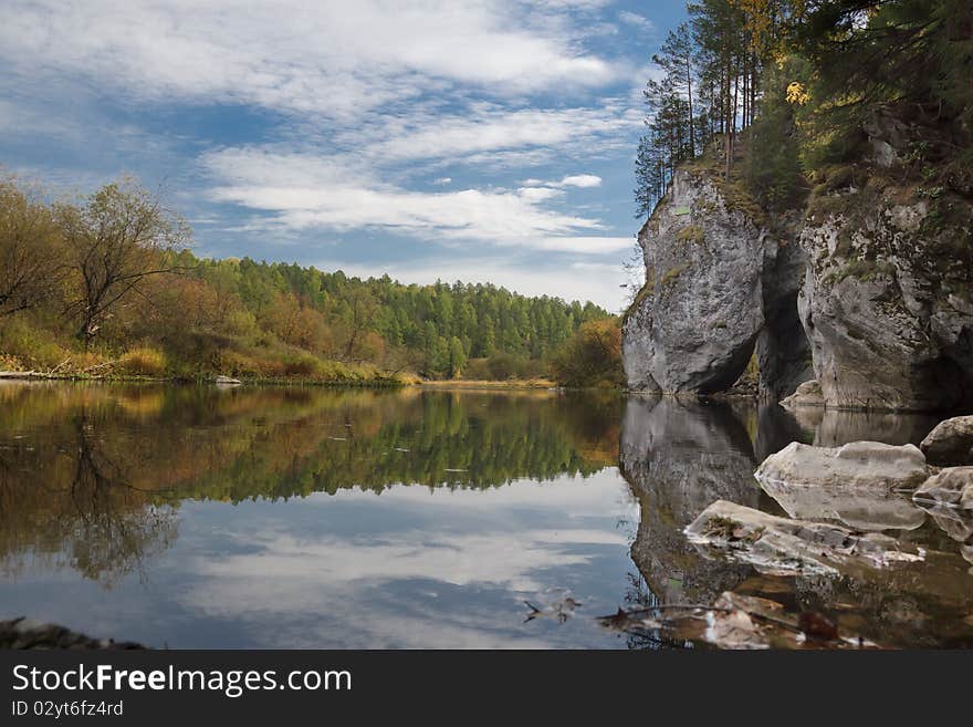 Horizontal ima e of beautiful landscape. Nature, summer