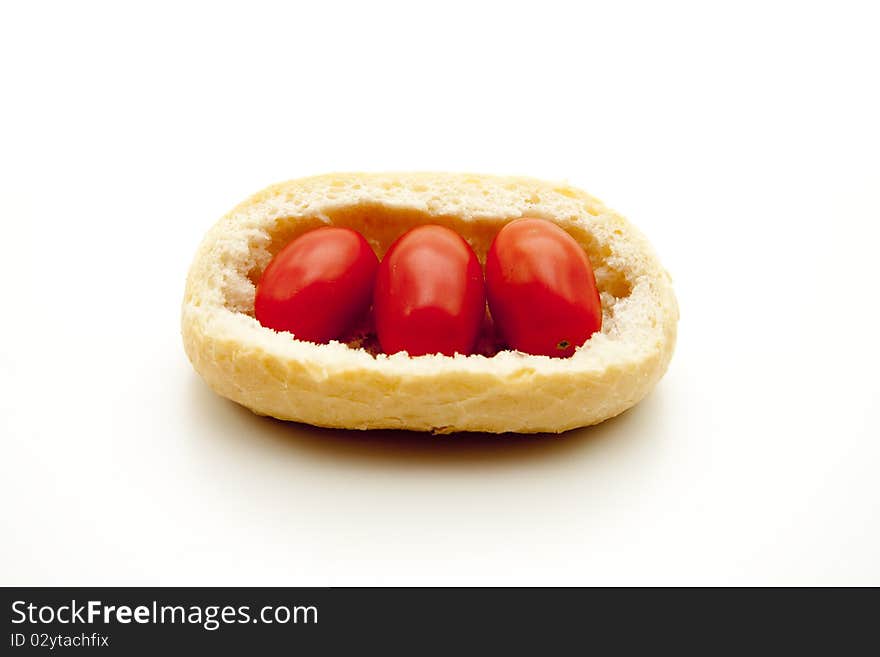 Cherry Tomatoes With Roll