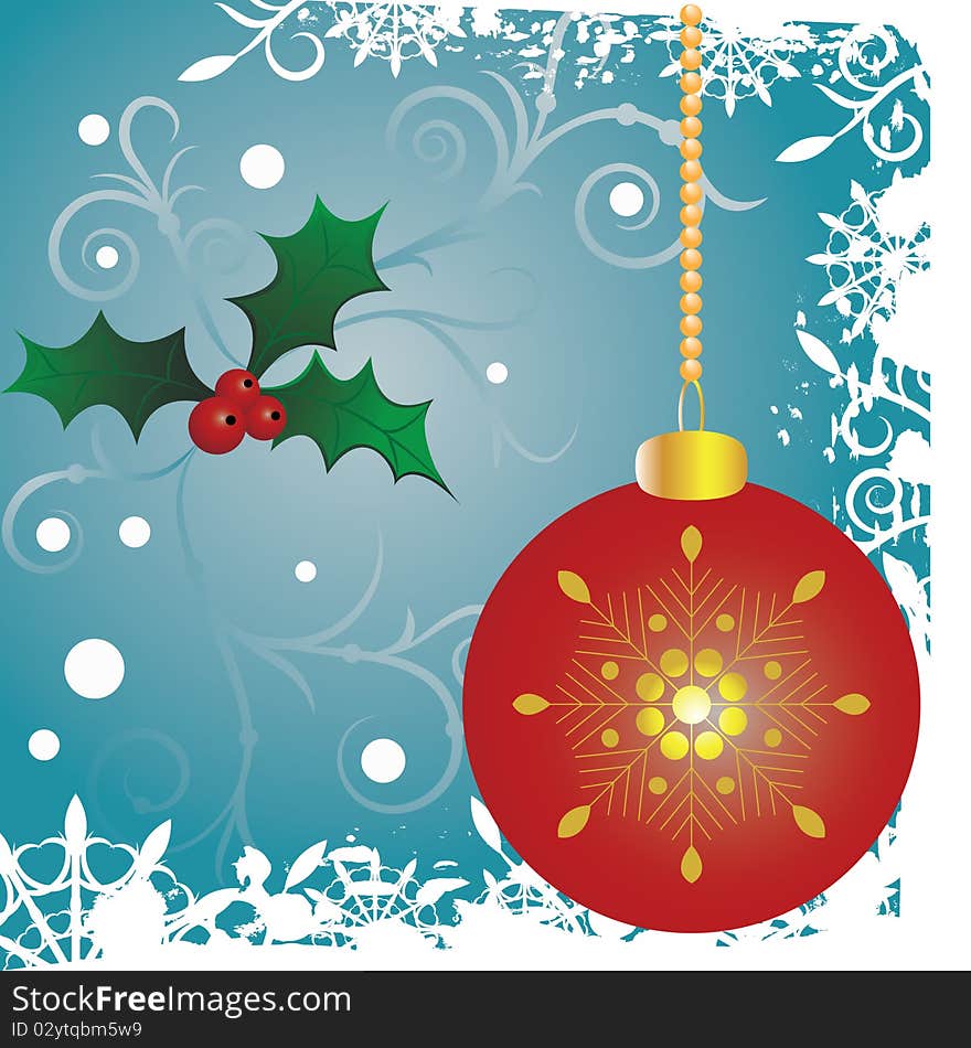 Vector illustration of Christmas background