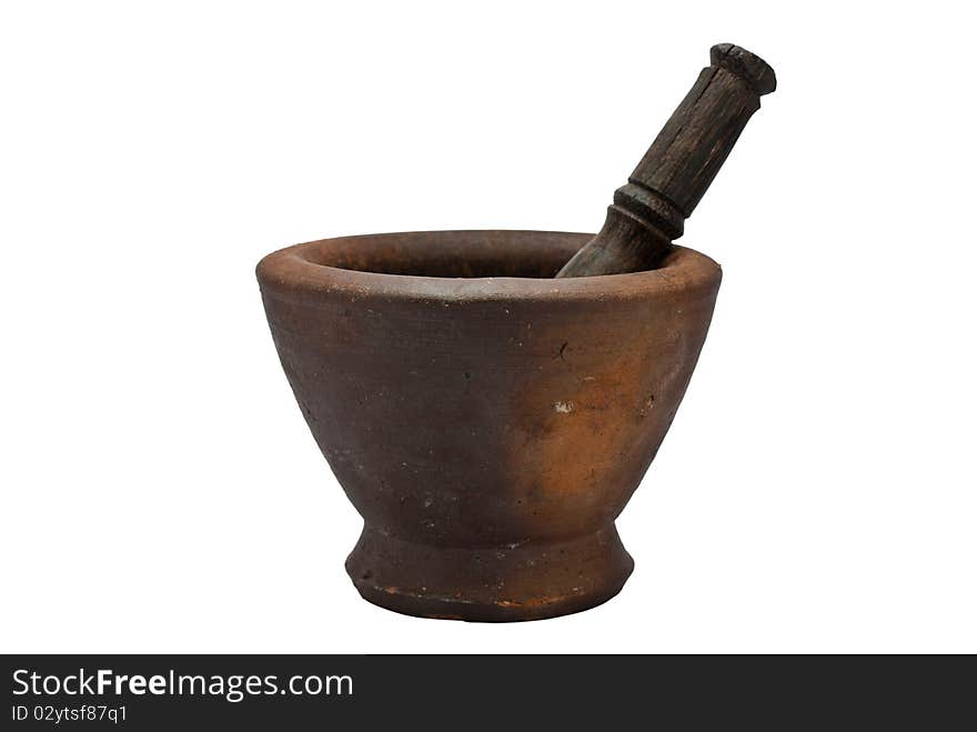 Mortar for use in the kitchen.