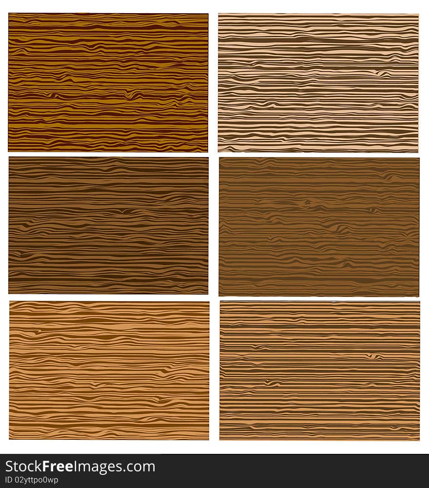 Wood texture set isolated seamless