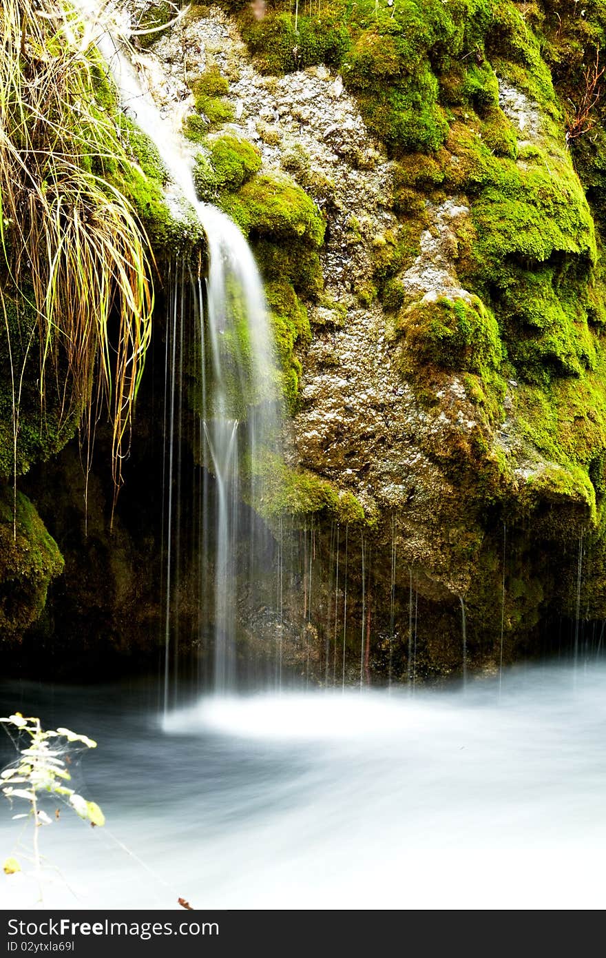 Small waterfalls in Jiuzhaigou,china