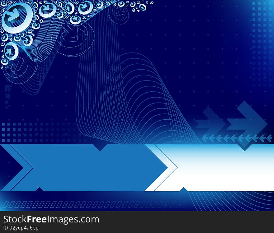 Abstract Background With Arrows