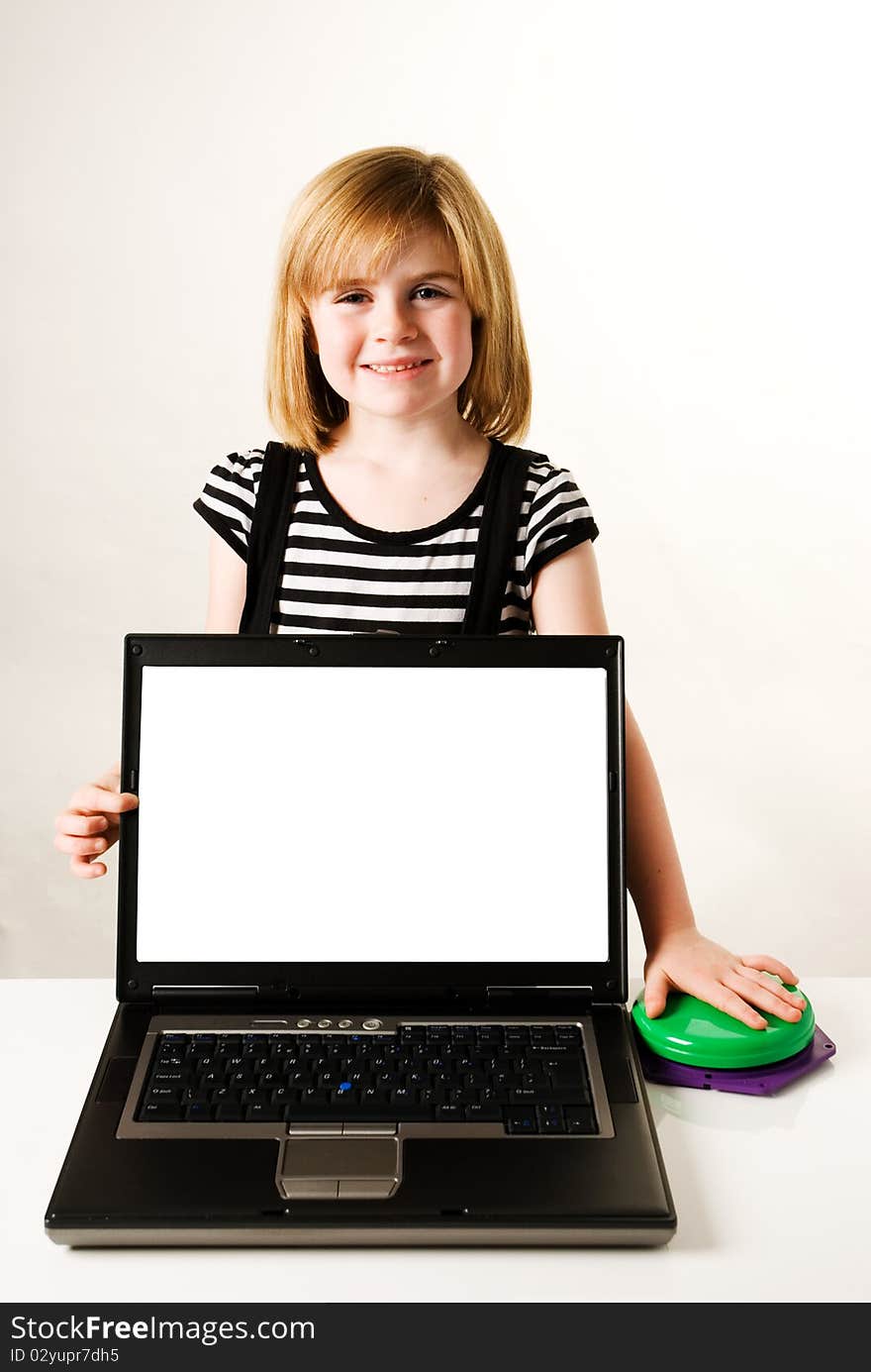 Child with computer