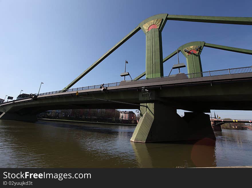 Flößerbrücke in Frankfurt