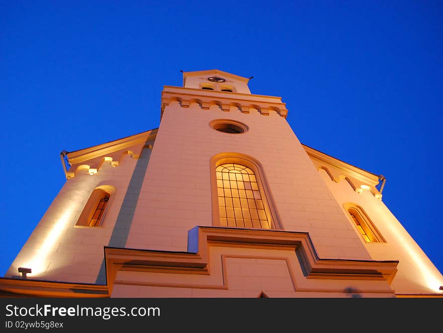 Catholic churchl in downtown od Zrenjanin (Serbia). Catholic churchl in downtown od Zrenjanin (Serbia)