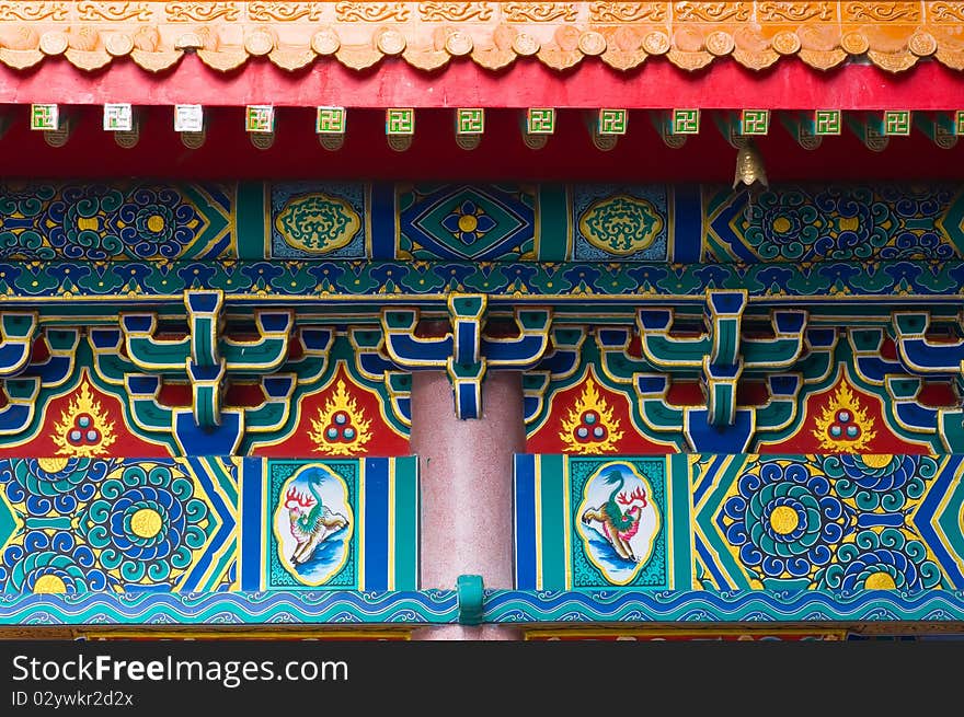 Chinese temple in Thailand,Kammalawat Dragon temple