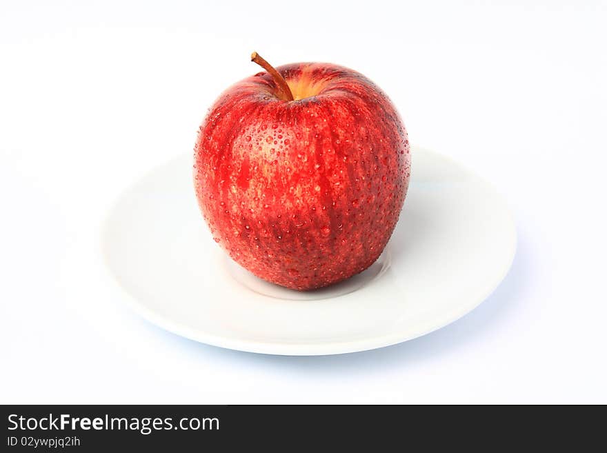 Red Apple freshness is Fruit skin health