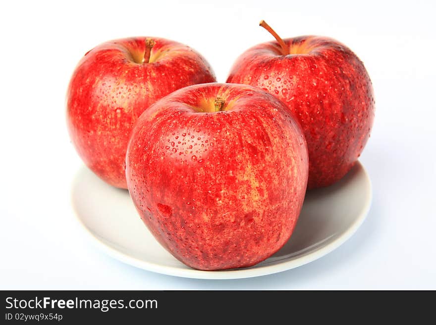 Red Apple freshness is Fruit skin health